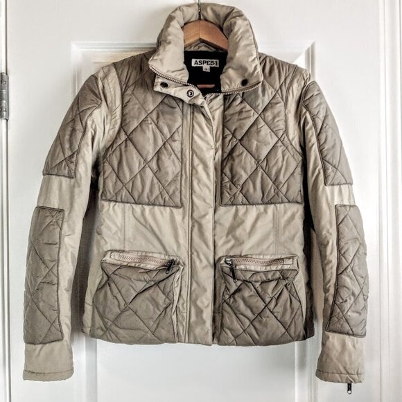 Alberto Aspesi Jackets & Blazers - Alberto Aspesi ASPE51 Full Zip Waterproof Puffer Ski Jacket